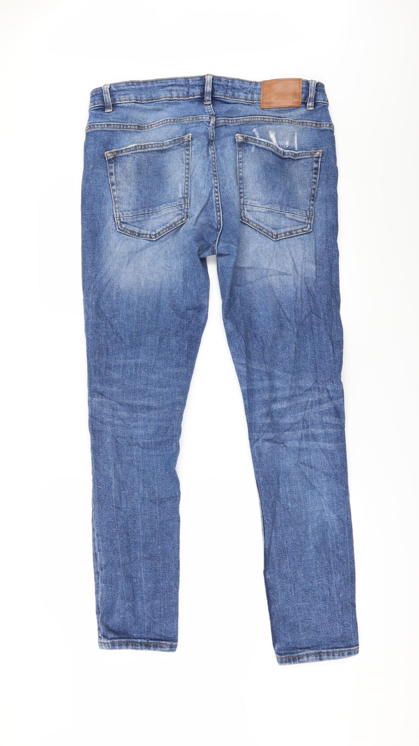 Burton Mens Blue   Skinny Jeans Size 36 L30 in