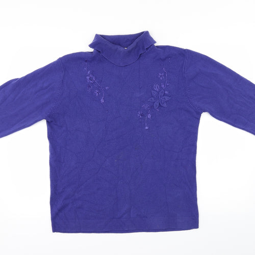Reflect Womens Blue   Pullover Jumper Size XL