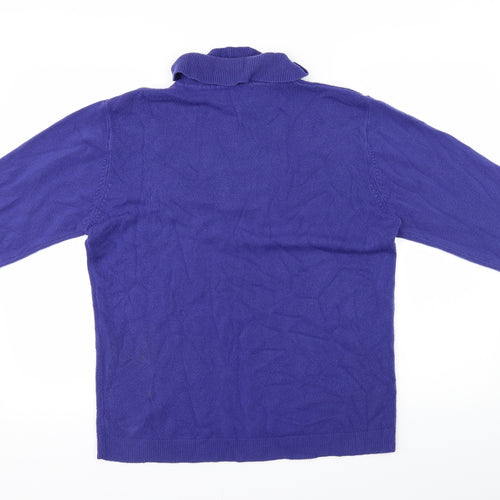 Reflect Womens Blue   Pullover Jumper Size XL