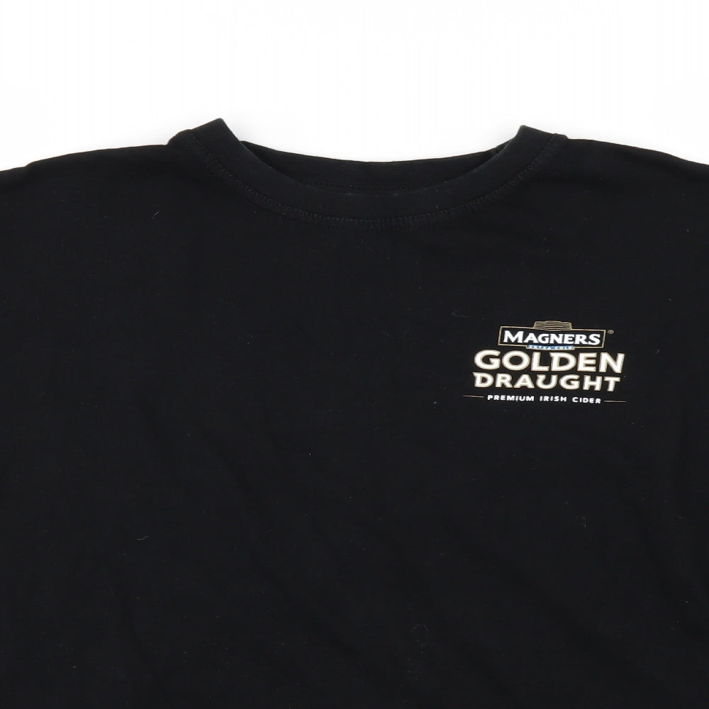 Magners Mens Black    T-Shirt Size L