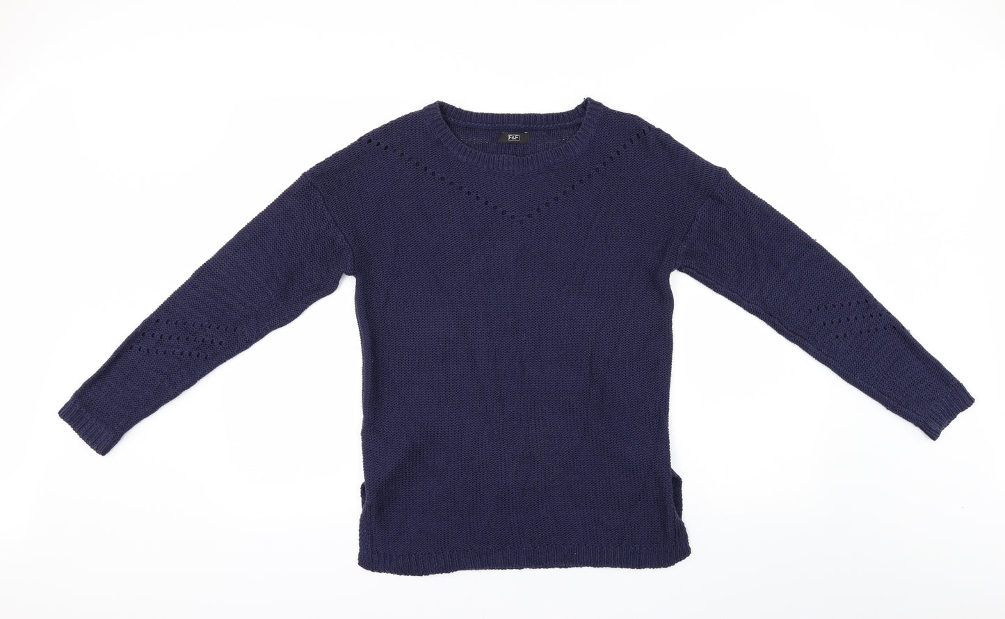 F&F Womens Blue   Cardigan Jumper Size 10