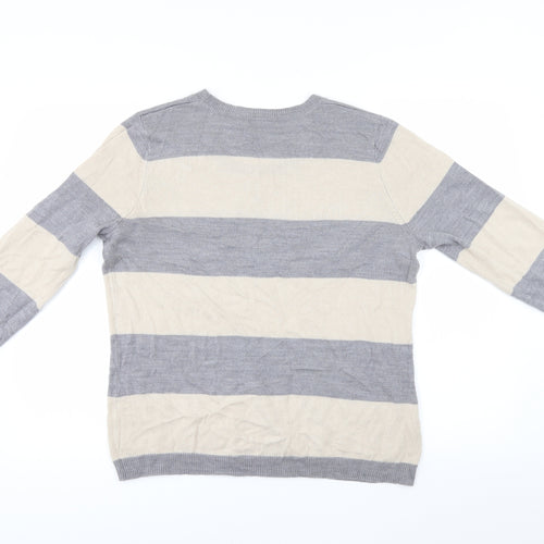 Papaya Womens Grey   Cardigan Jumper Size 16