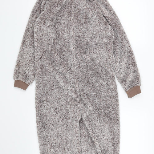 George Boys Brown  Fleece  One Piece Size 9-10 Years