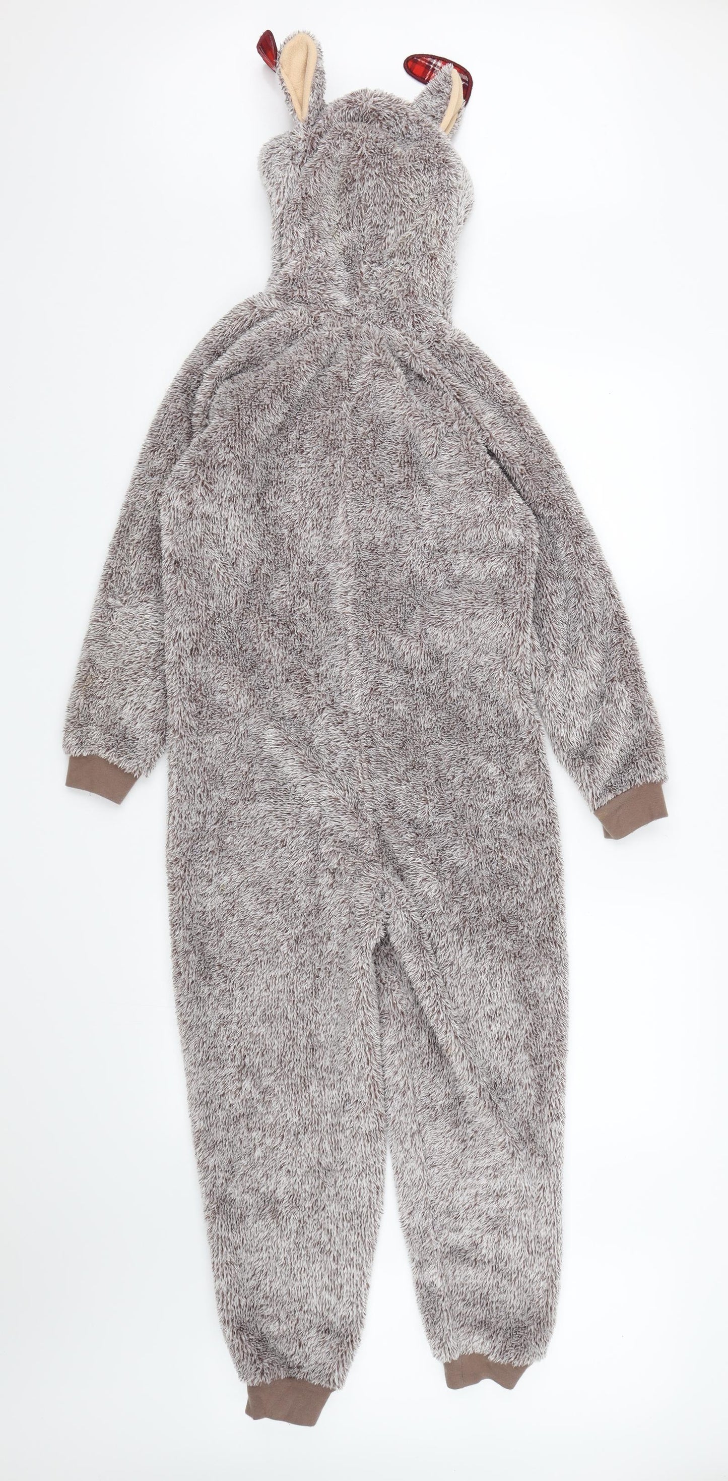George Boys Brown  Fleece  One Piece Size 9-10 Years