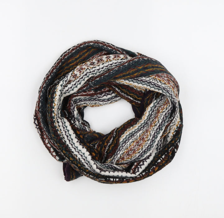H&M Womens Multicoloured Plaid Knit Shawl/Wrap