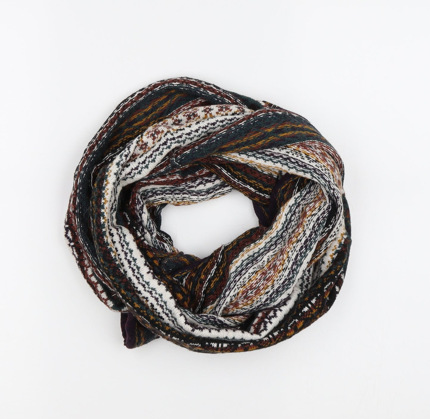 H&M Womens Multicoloured Plaid Knit  Shawl/Wrap