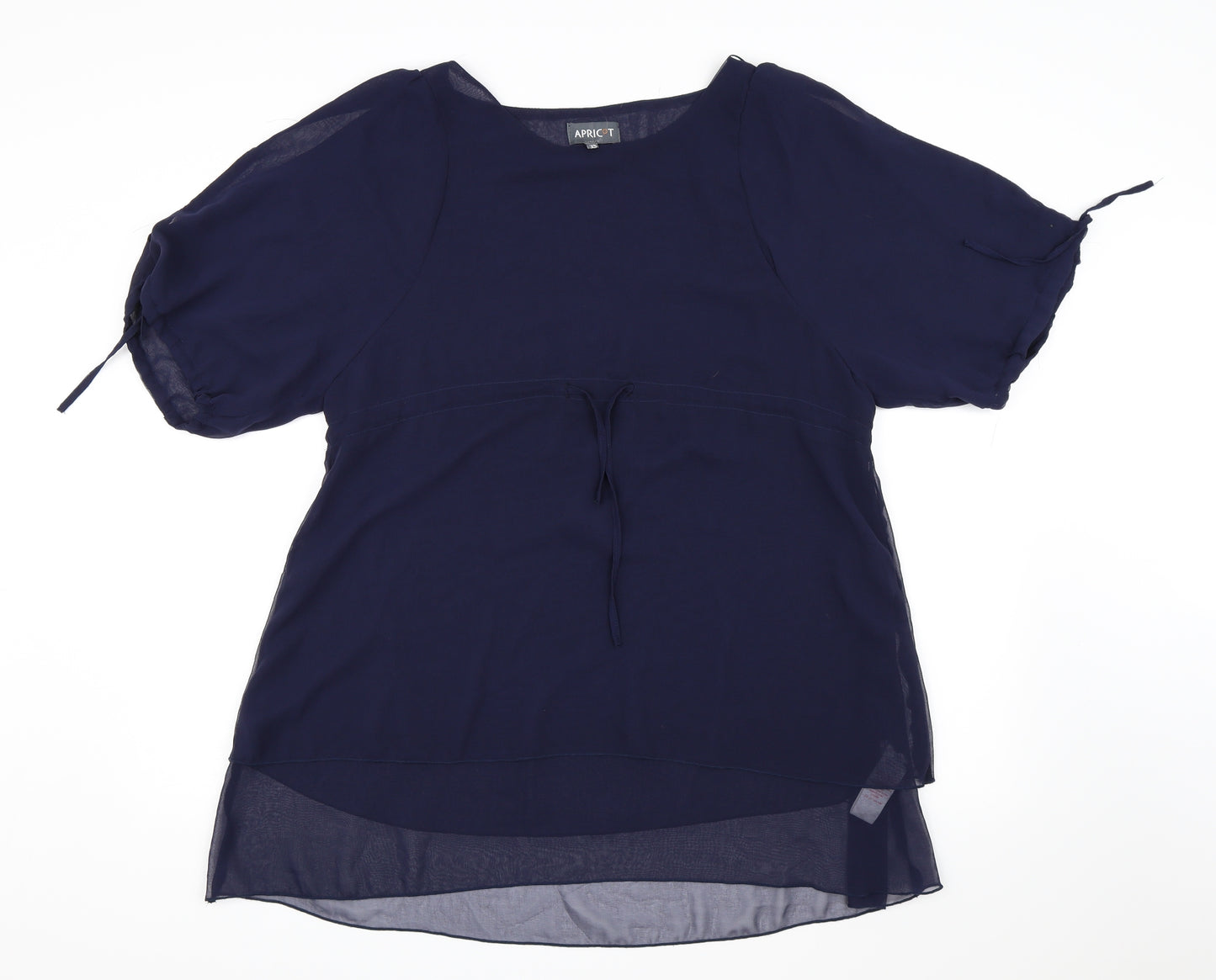 Apricot Womens Blue  Chiffon A-Line  Size XS