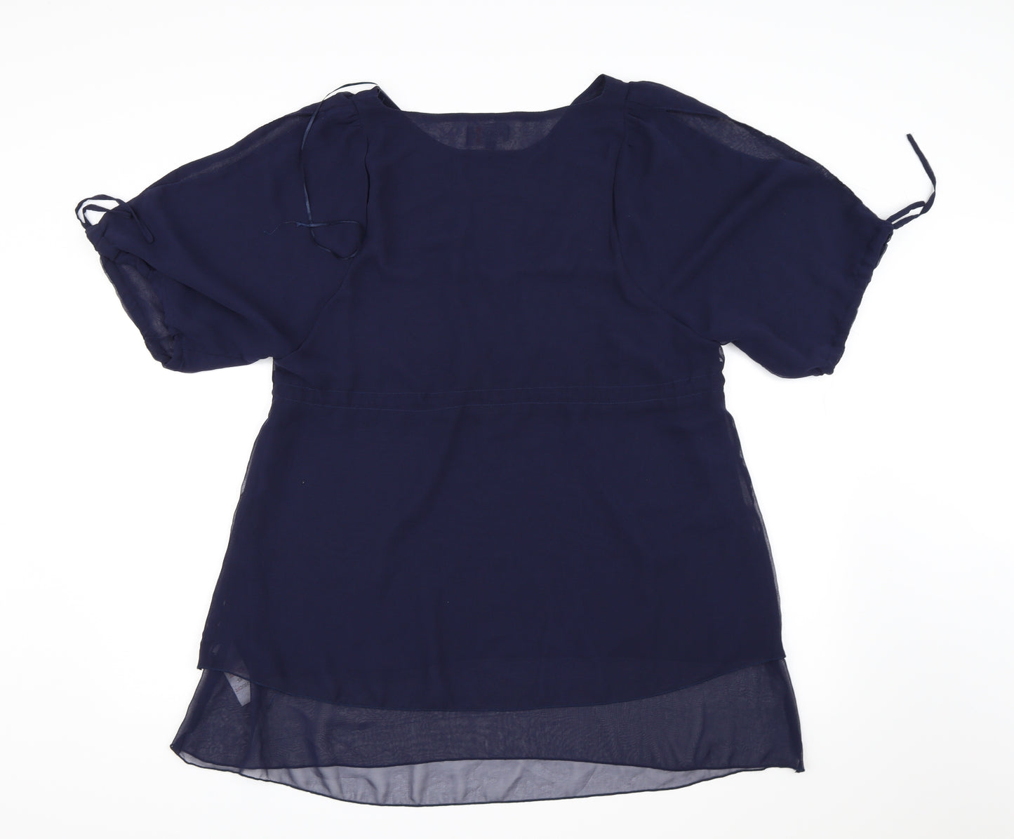 Apricot Womens Blue  Chiffon A-Line  Size XS