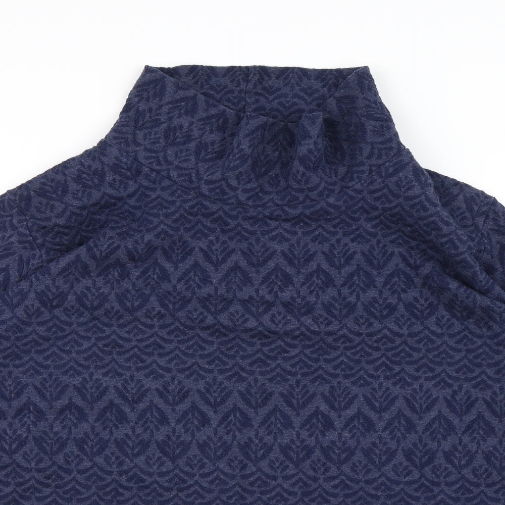 Country Rose Womens Blue Floral  Pullover Jumper Size XL