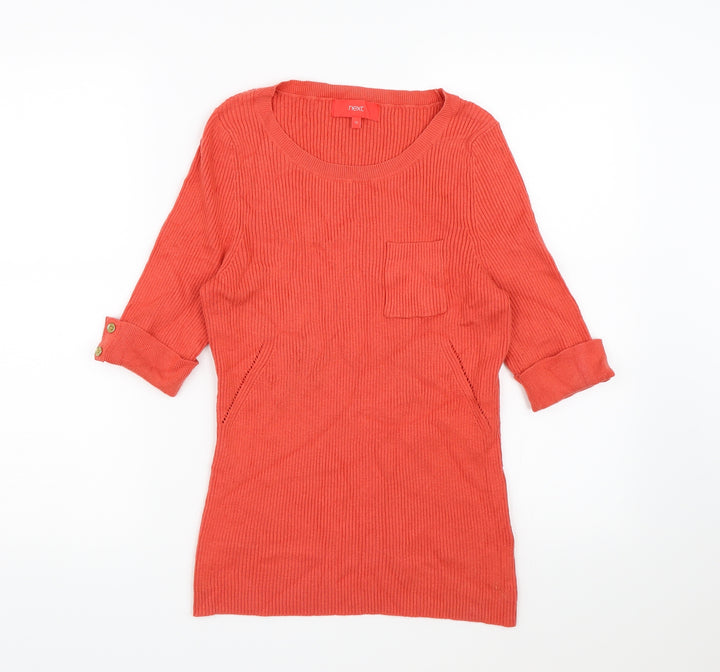 NEXT Womens Pink  Knit Pullover Jumper Size 12