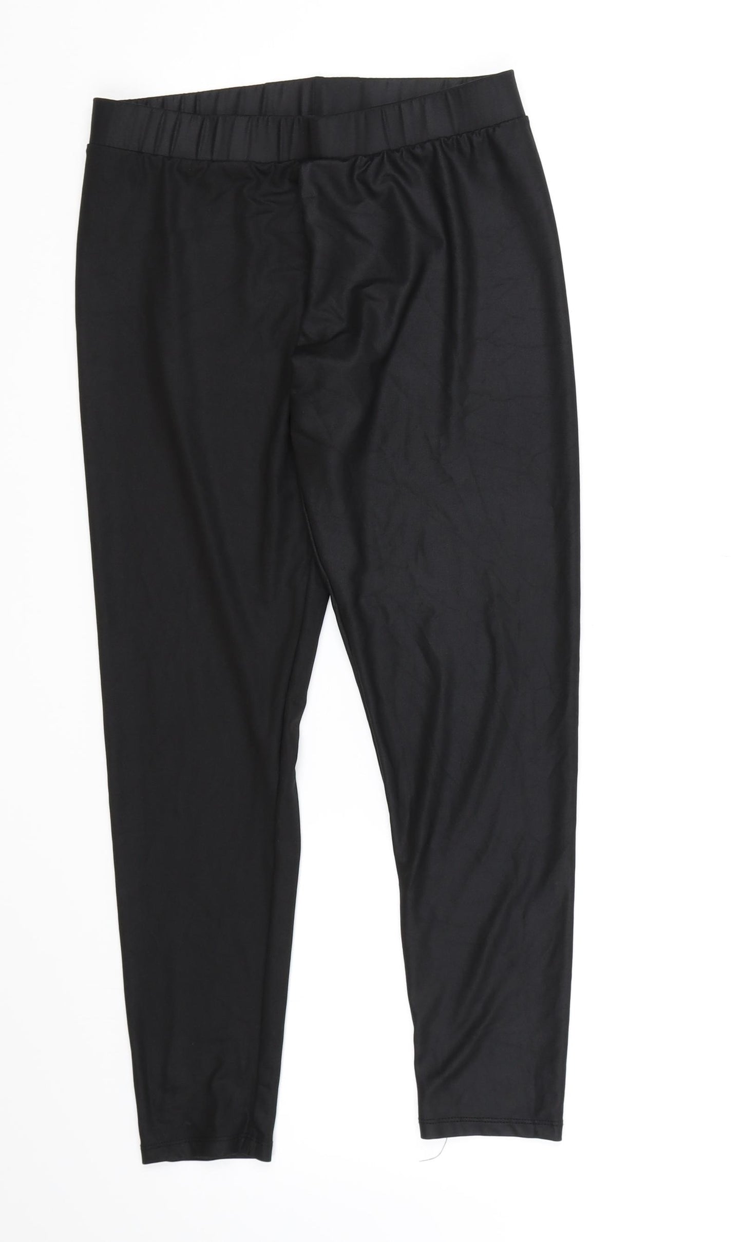 New Look Womens Black   Pedal Pusher Leggings Size 12 L24 in