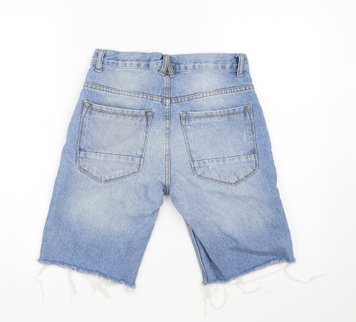 Denim CO. Mens Blue  Denim Bermuda Shorts