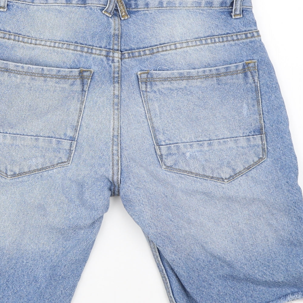 Denim CO. Mens Blue  Denim Bermuda Shorts