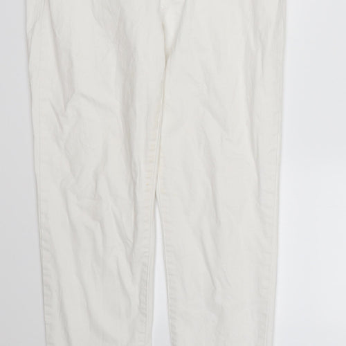 Espirit Womens White  Denim Straight Jeans Size 12 L26 in - white jeans