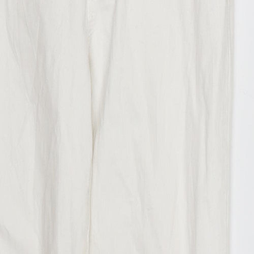 Espirit Womens White  Denim Straight Jeans Size 12 L26 in - white jeans