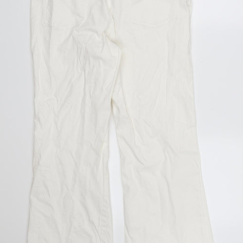 Papaya Womens White  Denim Bootcut Jeans Size 14 L28 in