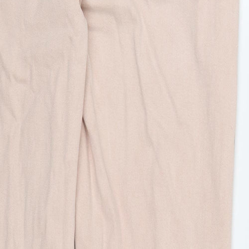 Marks and Spencer Womens Pink  Denim Straight Jeans Size 18 L29 in