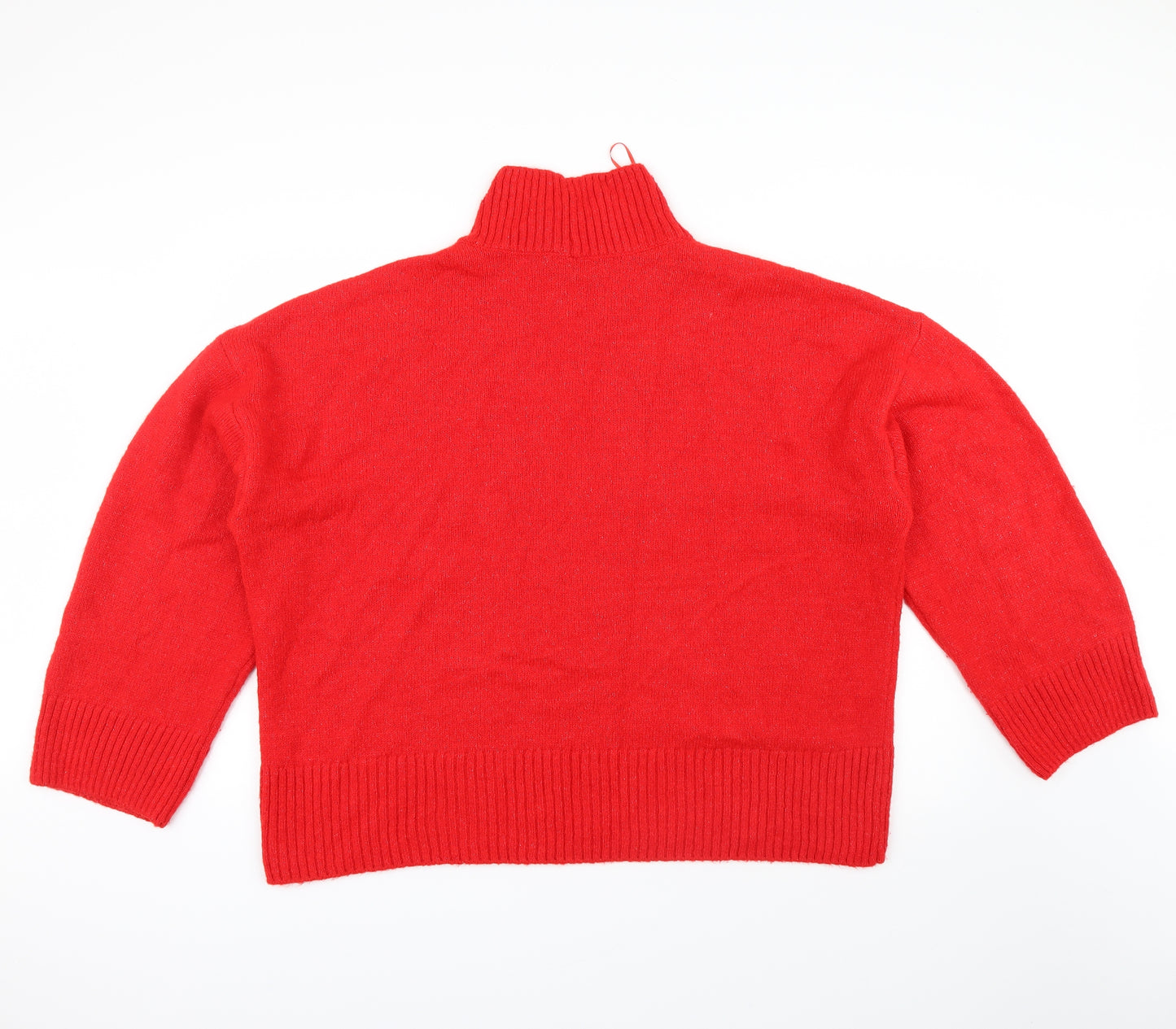 F&F Womens Red   Pullover Jumper Size 20