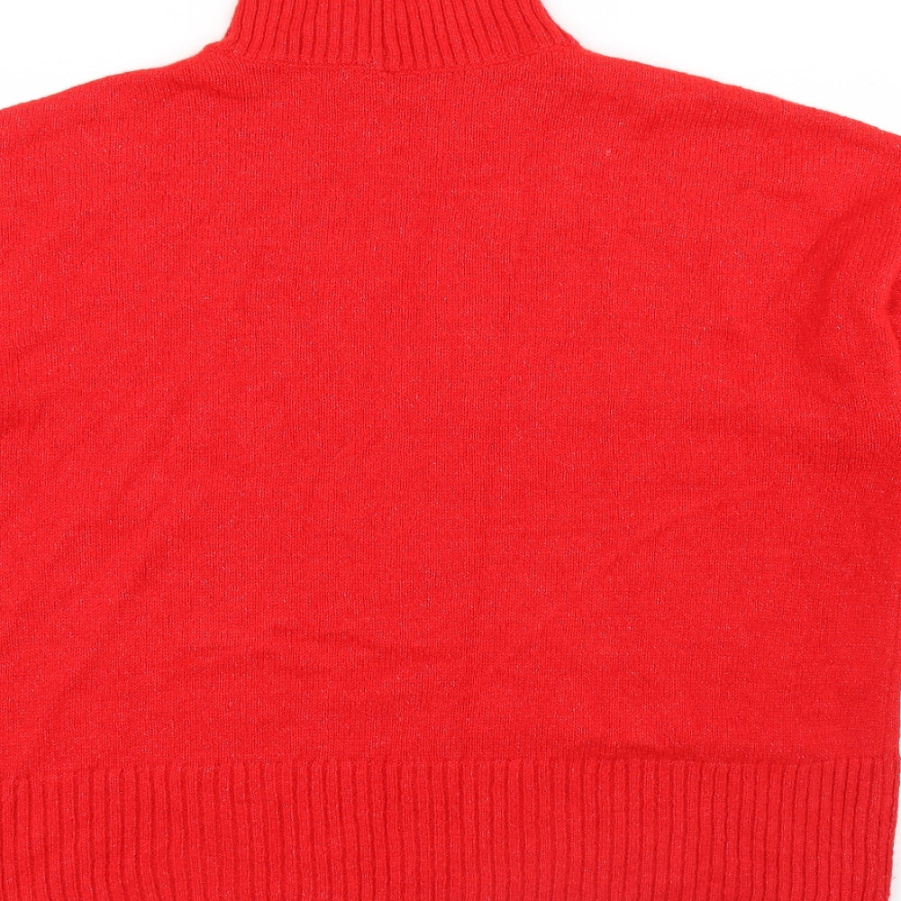 F&F Womens Red   Pullover Jumper Size 20