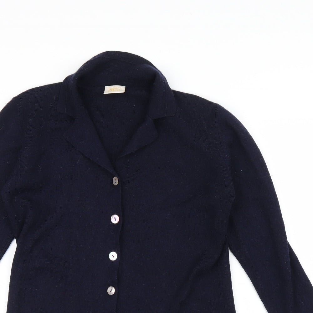 Country Casuals Womens Blue   Basic Button-Up Size S