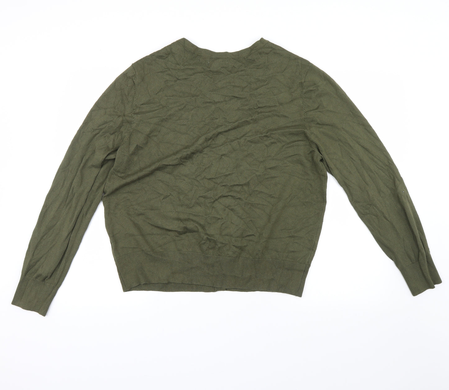 H&M Womens Green   Cardigan Jumper Size XL
