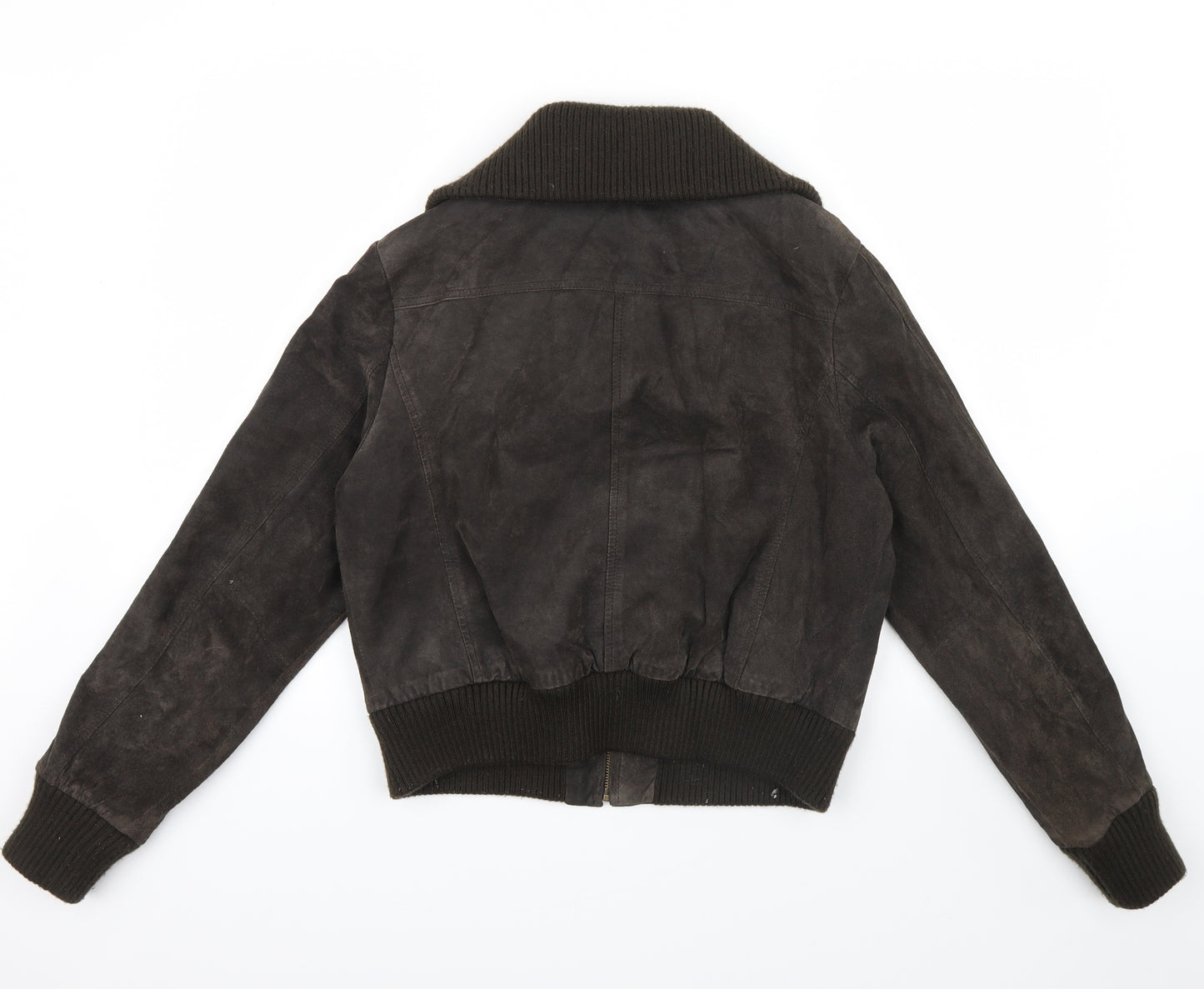 Dorothy Perkins Womens Brown   Biker Jacket Size 14