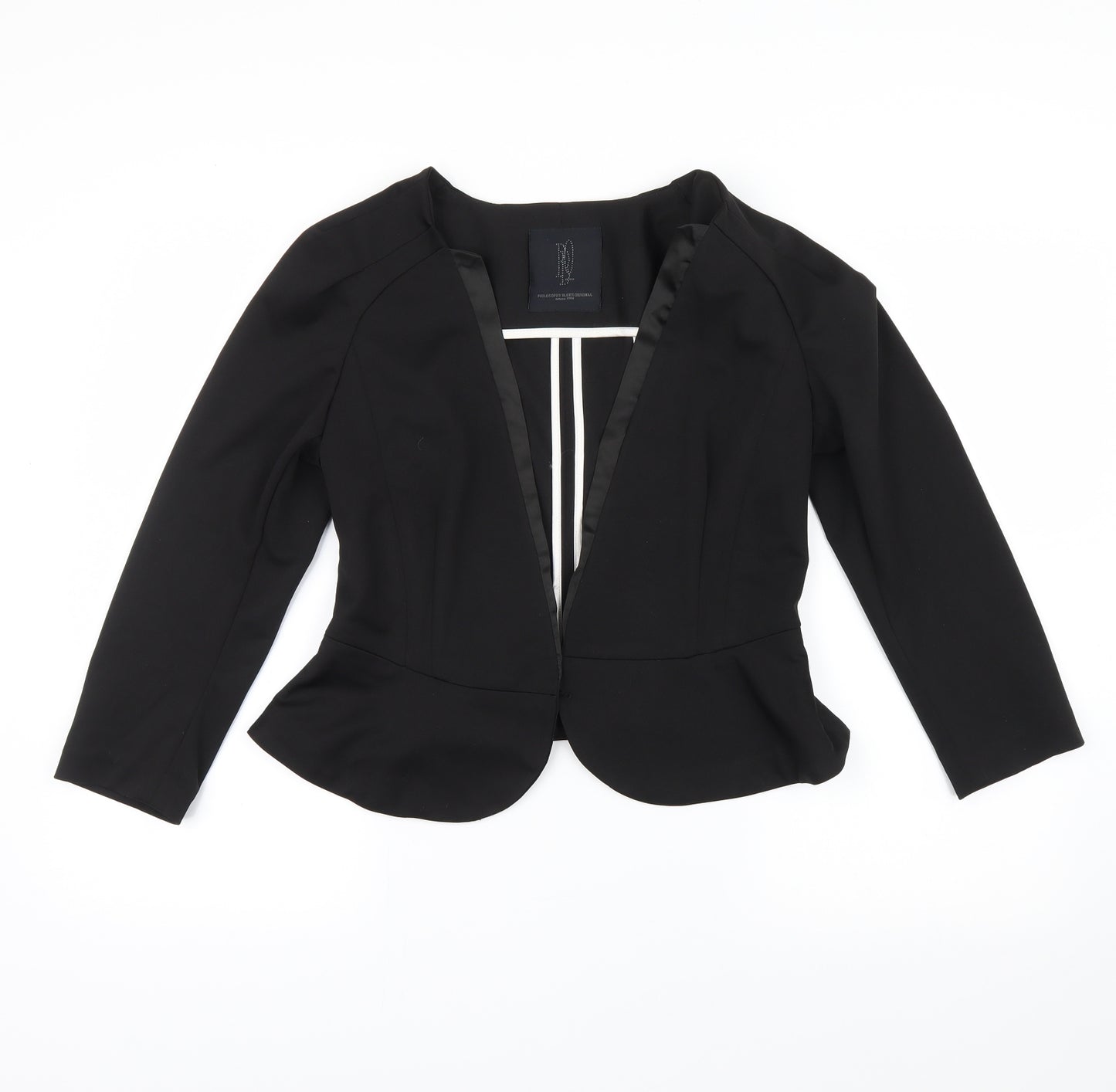 Philosophy Blues Original Womens Black   Jacket Blazer Size 6