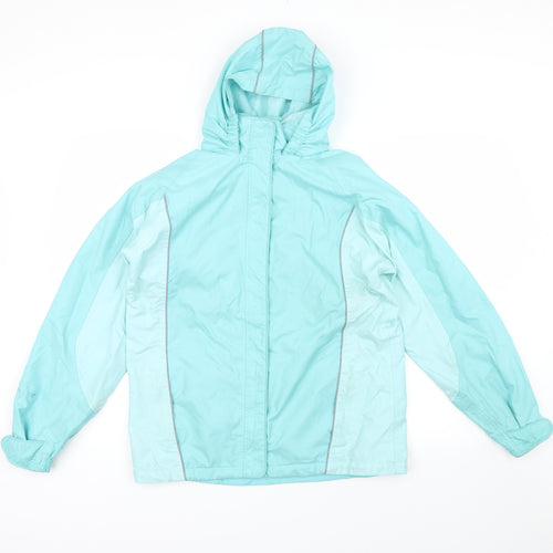 Peter Storm Girls Blue   Rain Coat Coat Size 13 Years