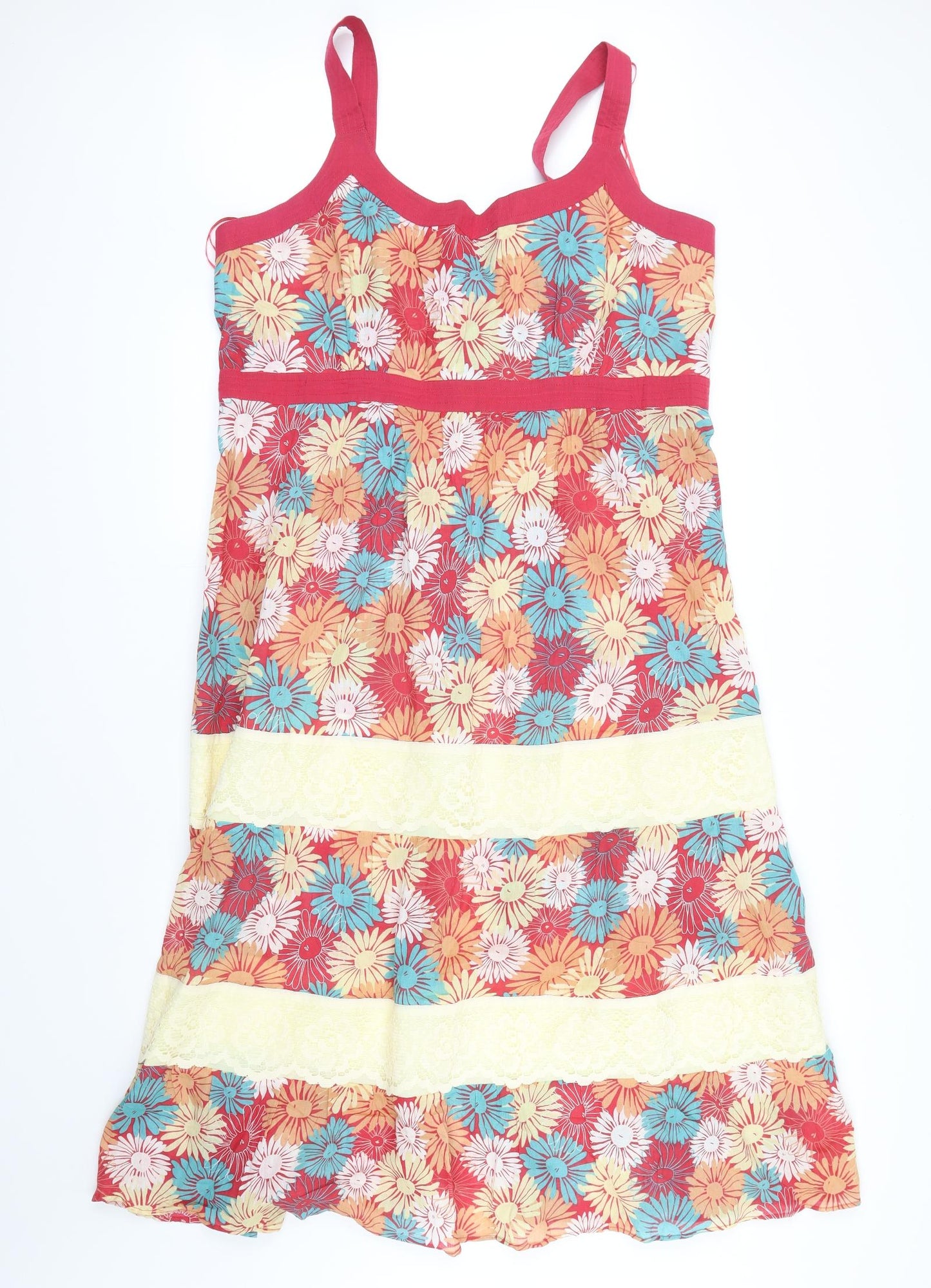 BHS Womens Red Floral  Maxi  Size 20