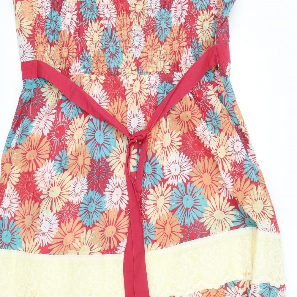 BHS Womens Red Floral  Maxi  Size 20