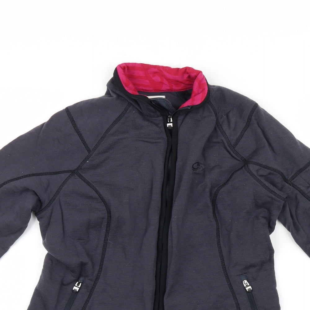 Icebreaker Womens Blue   Full Zip Sweatshirt Size M