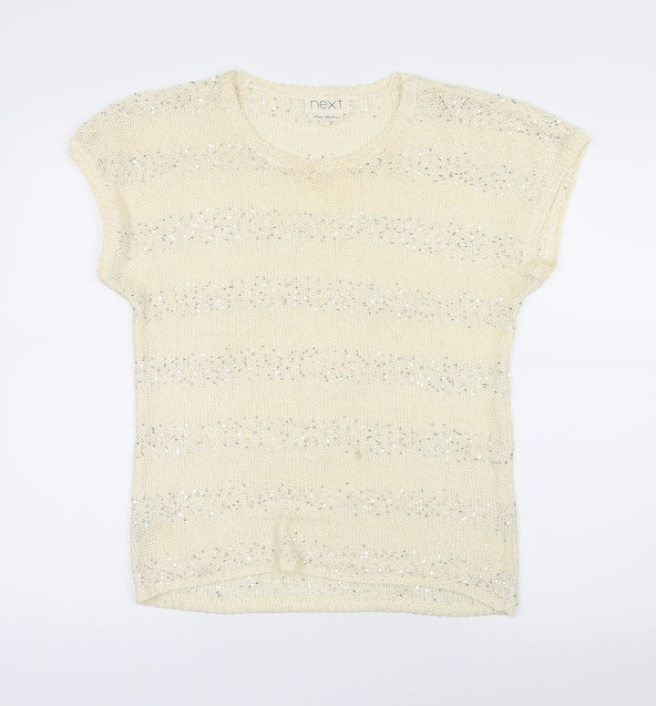 NEXT Womens Ivory Pullover Jumper Size 16