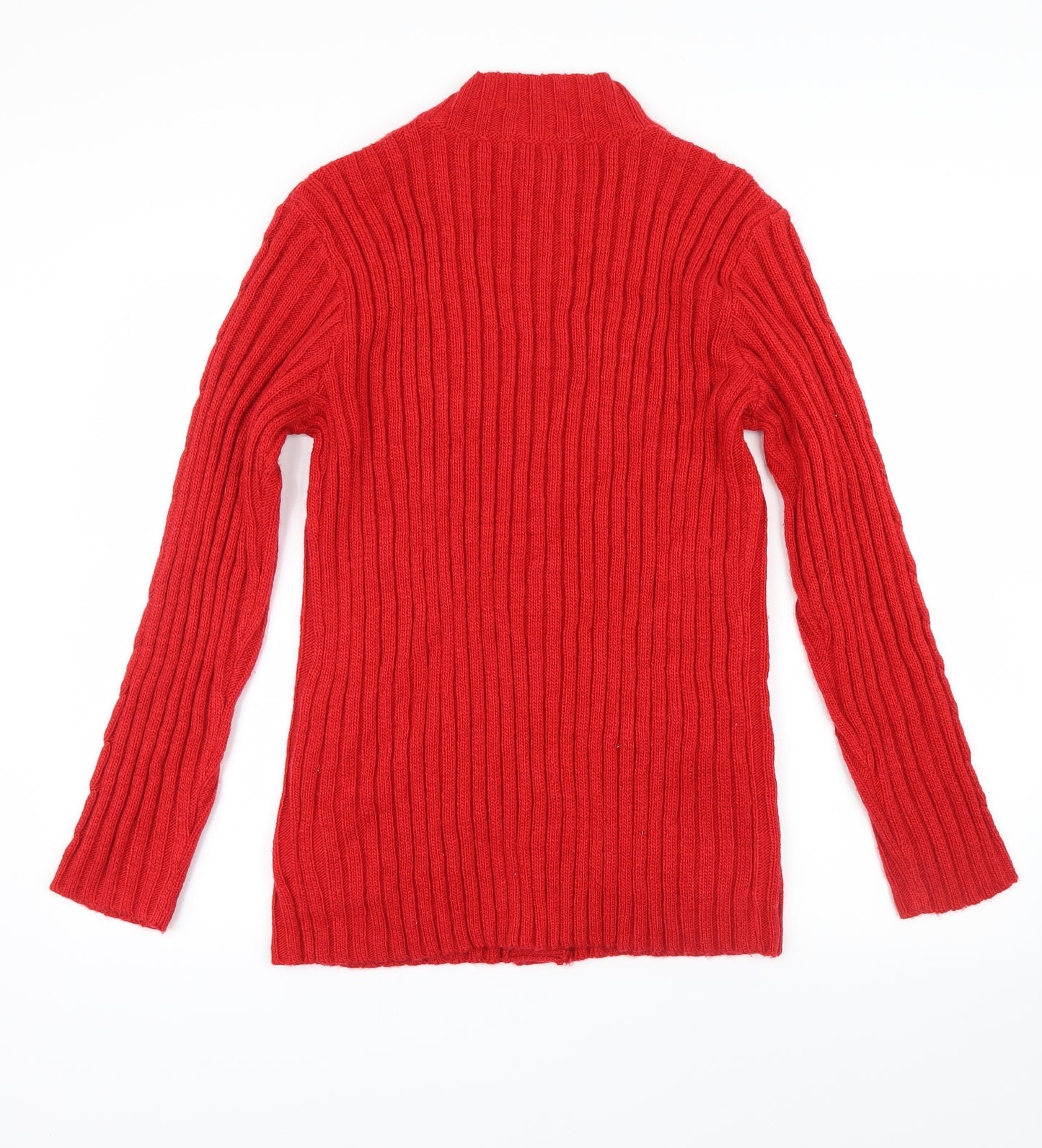 Damart Womens Red   Cardigan Jumper Size 10