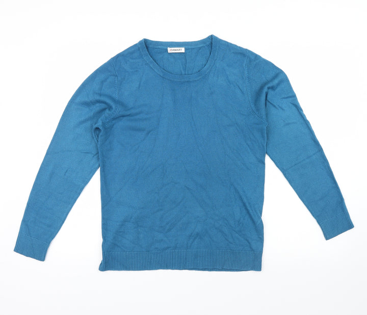 Damart Womens Blue Pullover Jumper Size 10
