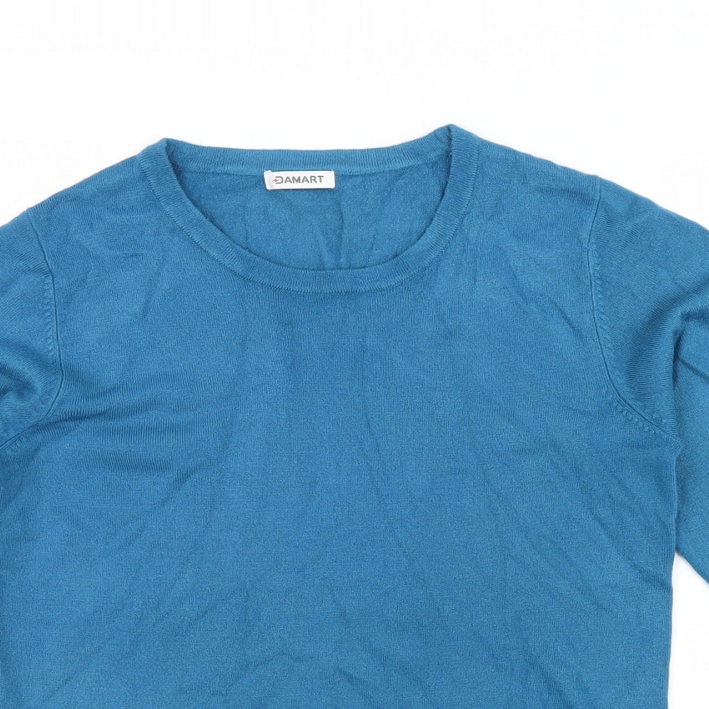 Damart Womens Blue   Pullover Jumper Size 10