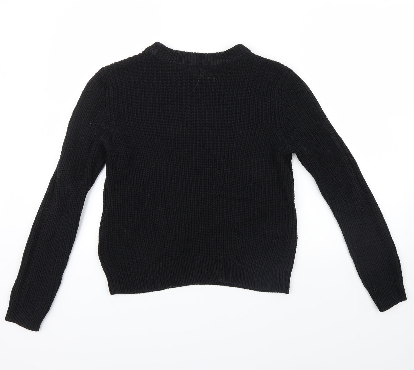 H&M Womens Black   Pullover Jumper Size M