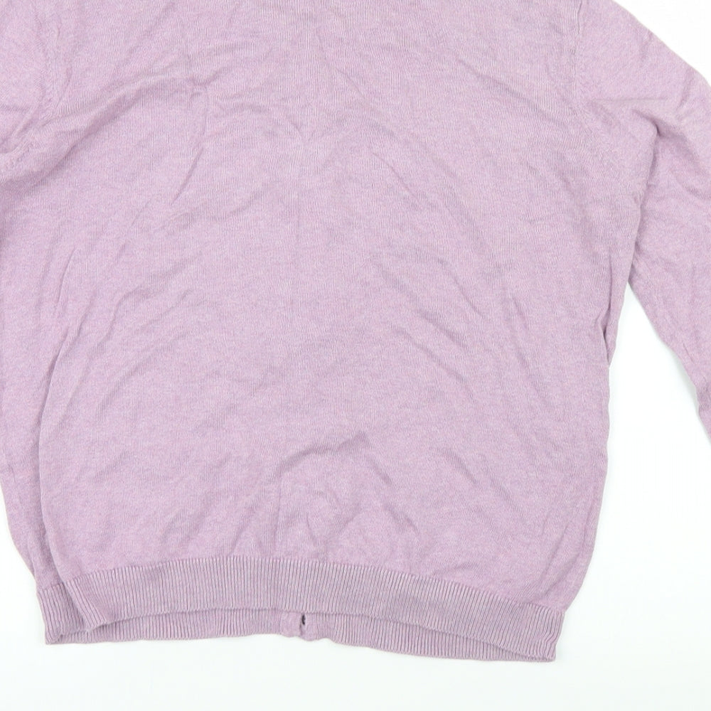 Primark Womens Purple   Cardigan Jumper Size L