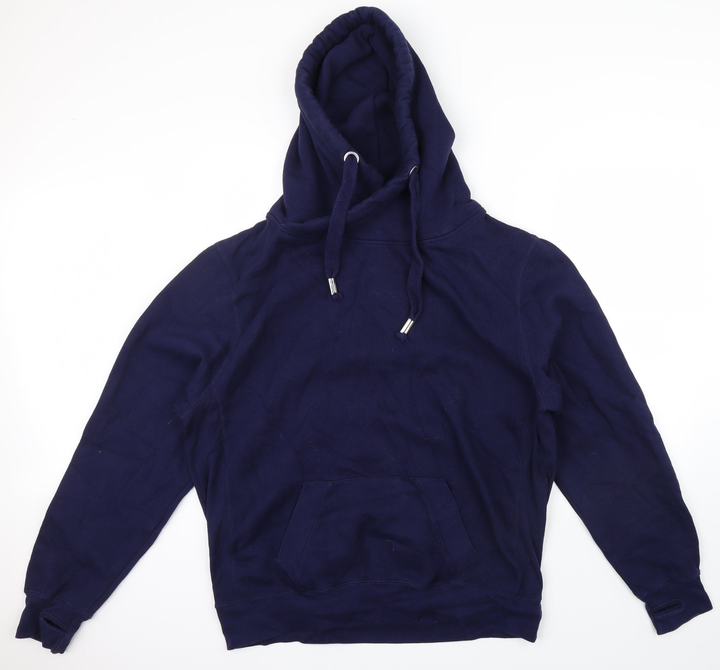 Awdis Mens Blue   Pullover Hoodie Size XL