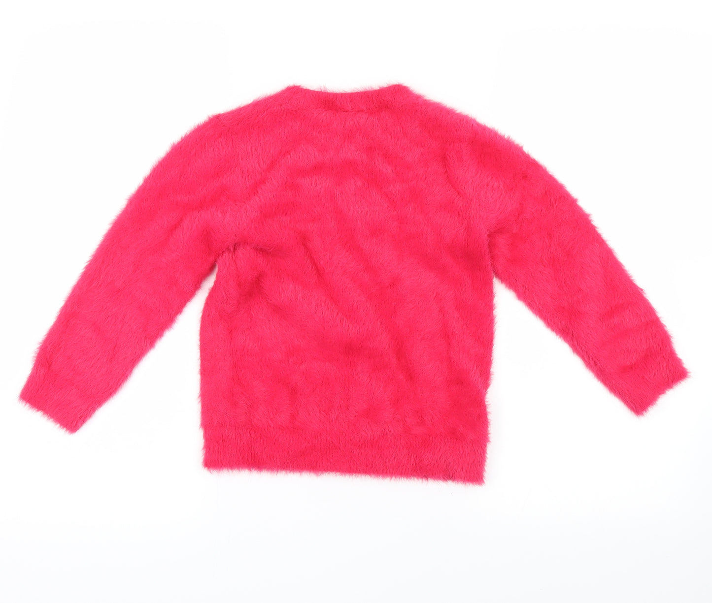 Matalan Girls Pink   Pullover Jumper Size 7 Years