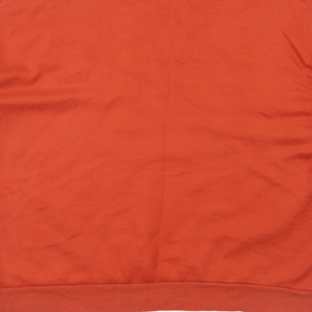 New Look Womens Orange   Pullover Sweatshirt Size 16