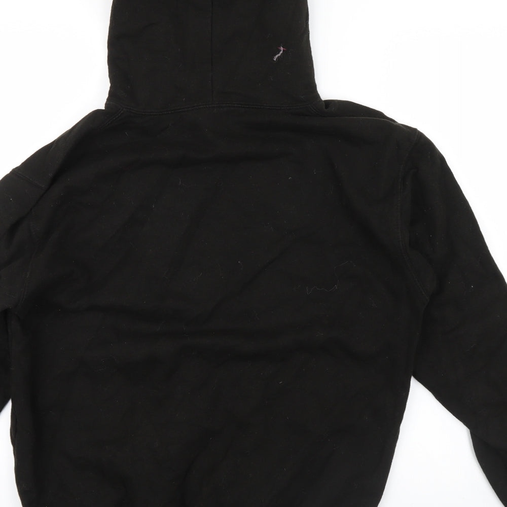 Awdis Mens Black   Pullover Hoodie Size M  - OF, donuts