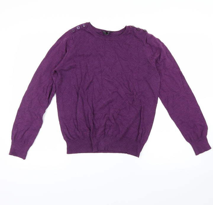 Dorothy Perkins Womens Purple Pullover Jumper Size 14