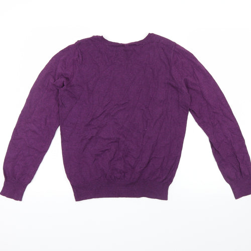 Dorothy Perkins Womens Purple   Pullover Jumper Size 14