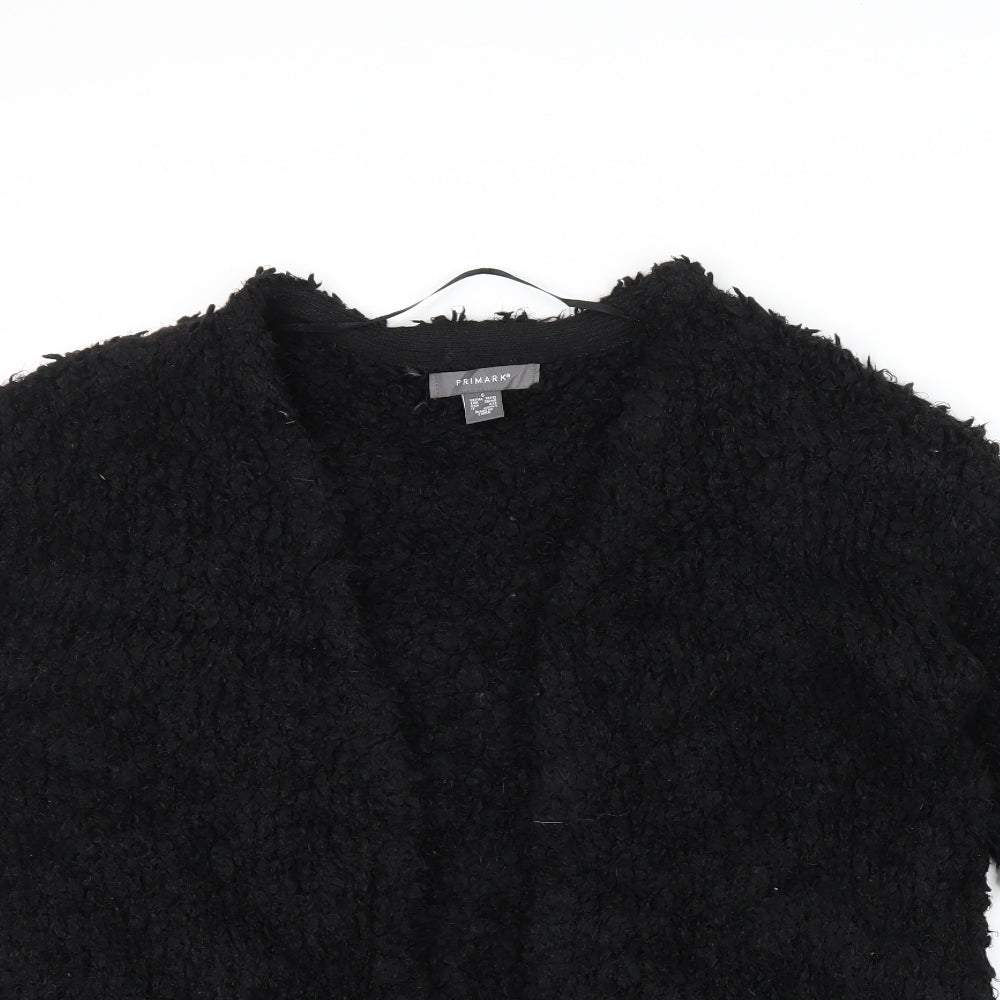 Primark Womens Black   Cardigan Jumper Size S