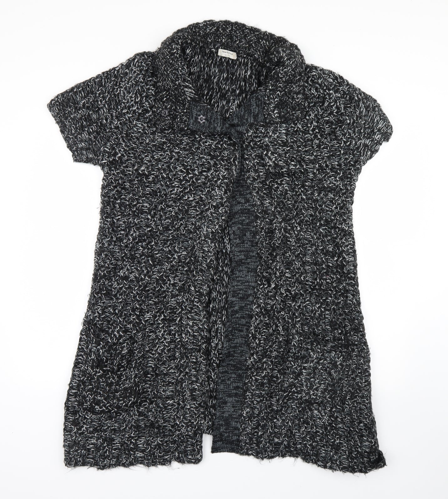 heart and soul Womens Grey   Cardigan Jumper Size 12