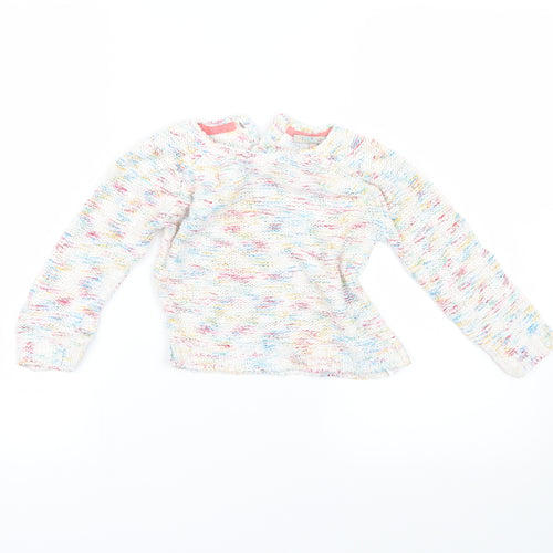 Indigo Girls White   Cardigan Jumper Size 2-3 Years  - multicoloured