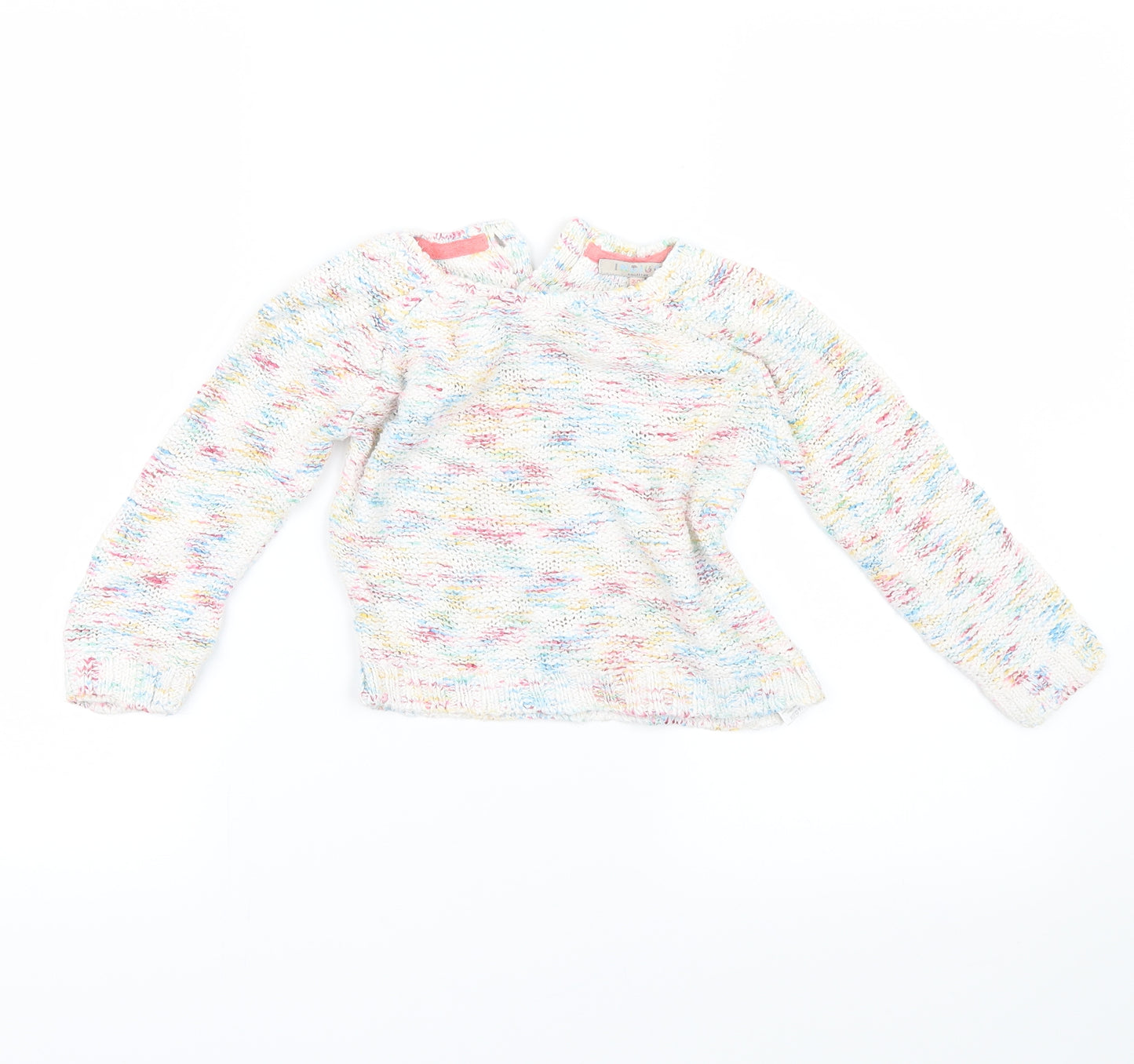 Indigo Girls White   Cardigan Jumper Size 2-3 Years  - multicoloured