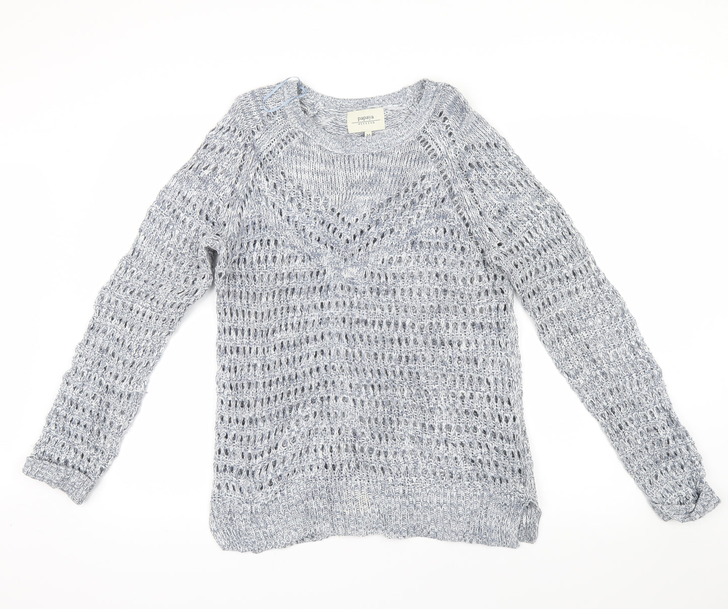 Papaya Womens Grey   Pullover Jumper Size M