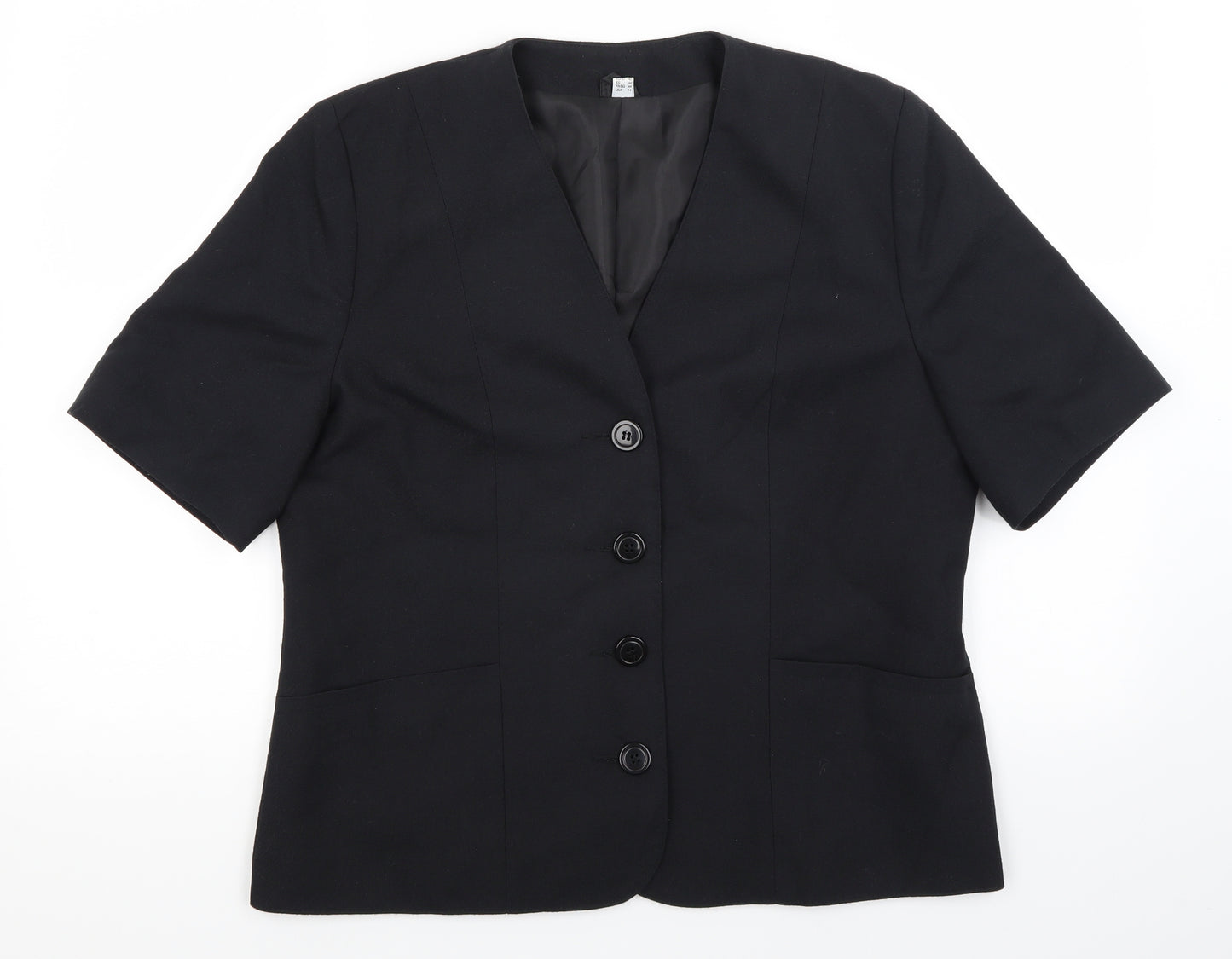 Gayle Glass Collection Womens Blue   Jacket Suit Jacket Size 16  - Pockets