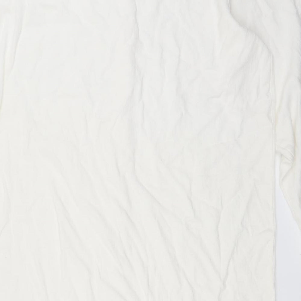 Nasty Gal Womens Ivory   Shirt Dress  Size 24